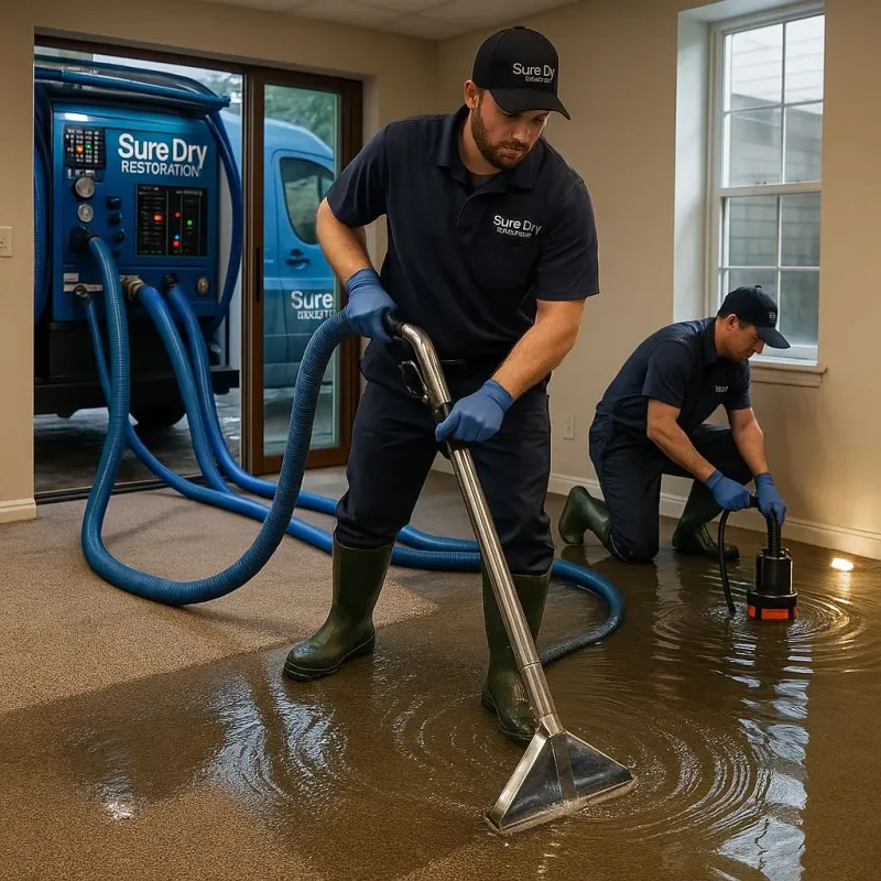 Water Extraction and Removal process in Glassport, PA